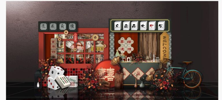 Vector trang trí Tết retro