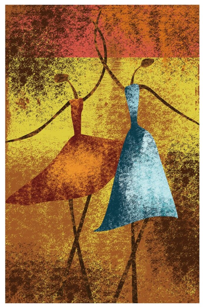 Vector trừu tượng nữ vũ công