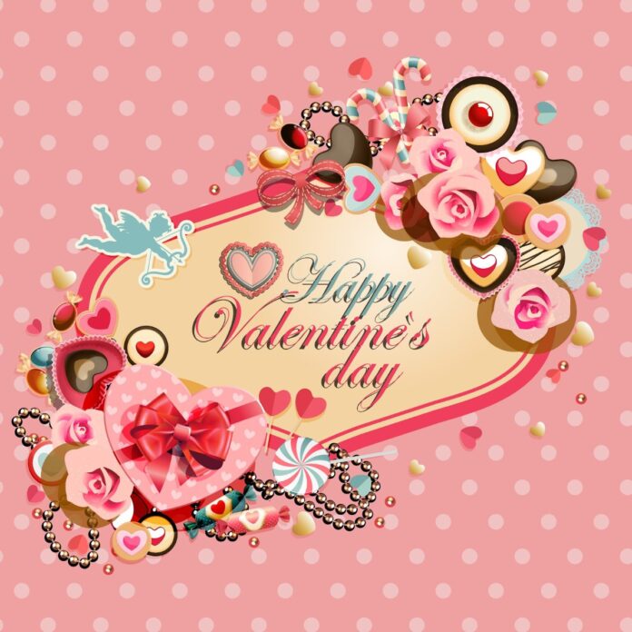 Vector Valentine's Day lãng mạn