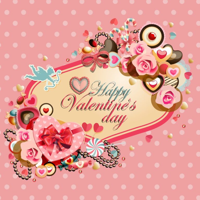 Vector Valentine's Day lãng mạn