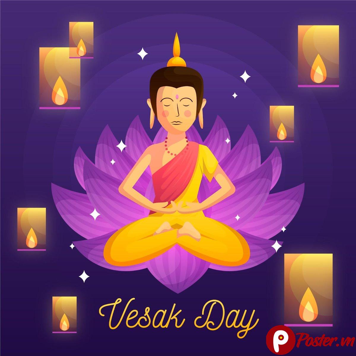 Vector Vesak Day