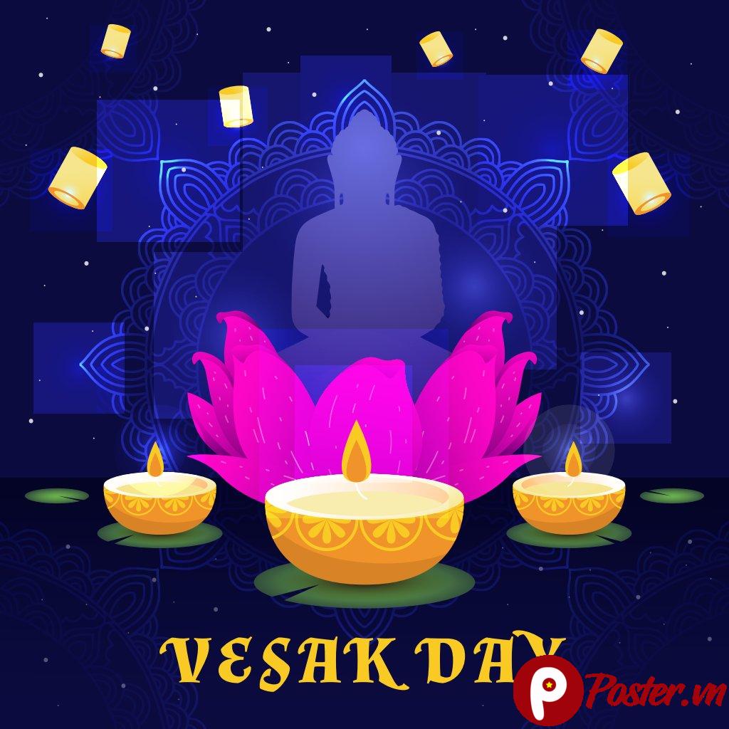 Vector Vesak Day Đồ Họa Phật Giáo