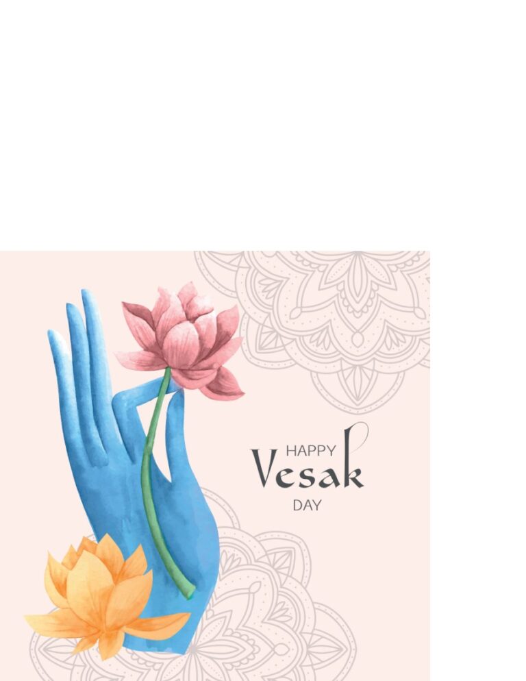 Vector Vesak Day Lễ Phật Đản