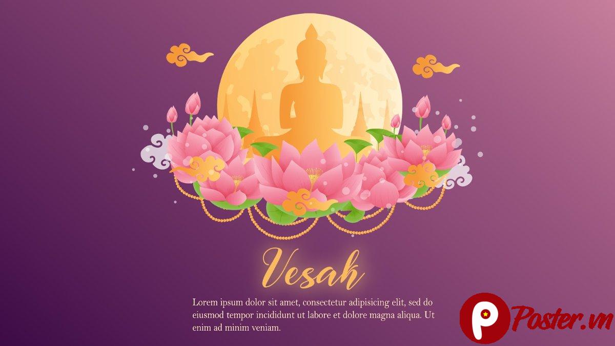 Vector Vesak Phật Đản