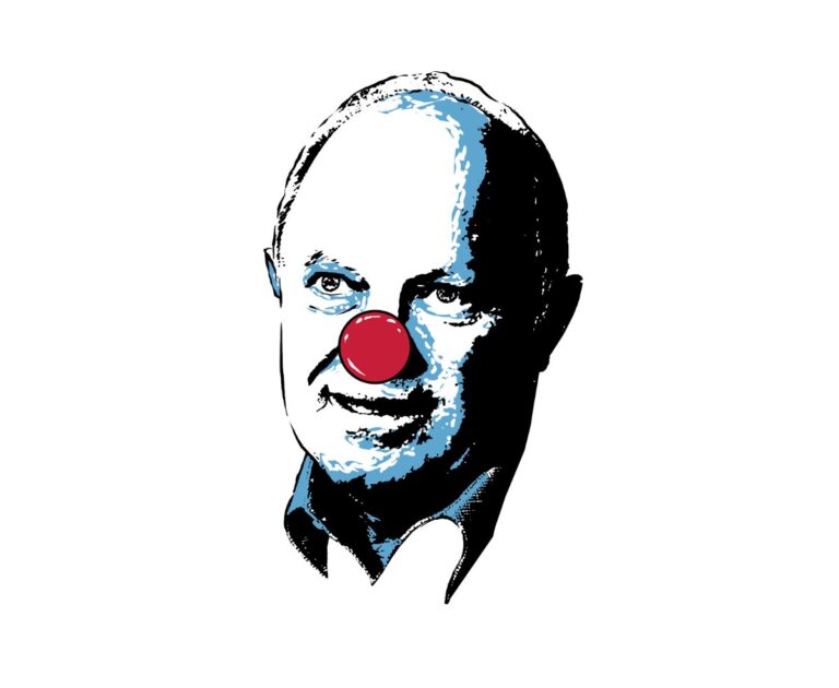 Ảnh chân dung hài hước mũi đỏ