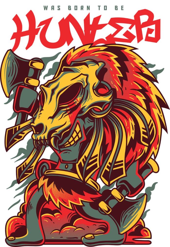 Áo Thun Đồ Họa Hunter Skull