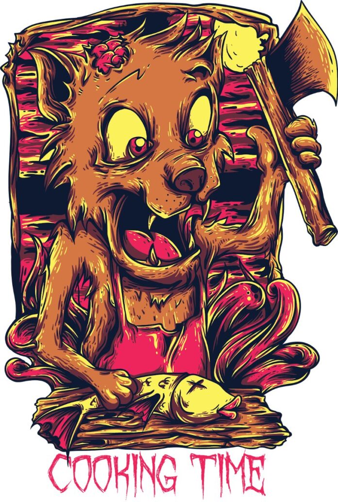 Áo thun đồ họa kinh dị 