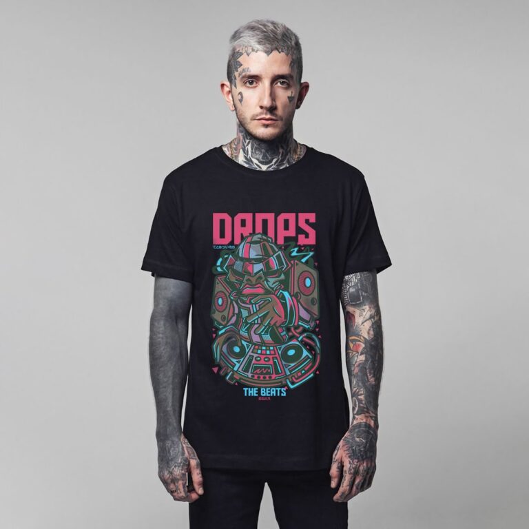 Áo thun in hình DJ Drops The Beats