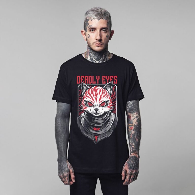 Áo thun mắt mèo "Deadly Eyes"