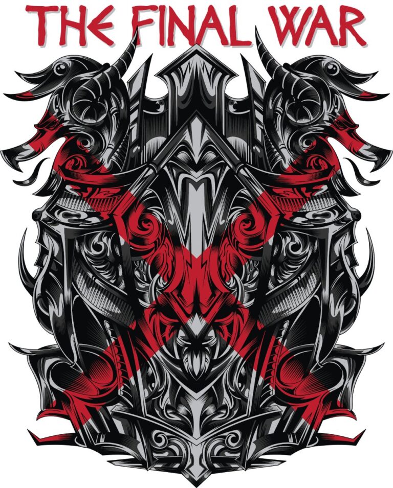 Áo thun The Final War đồ họa vector