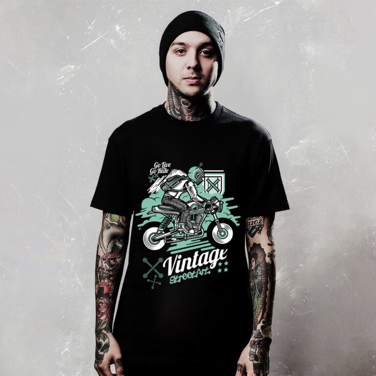 Áo thun Vintage Street Art