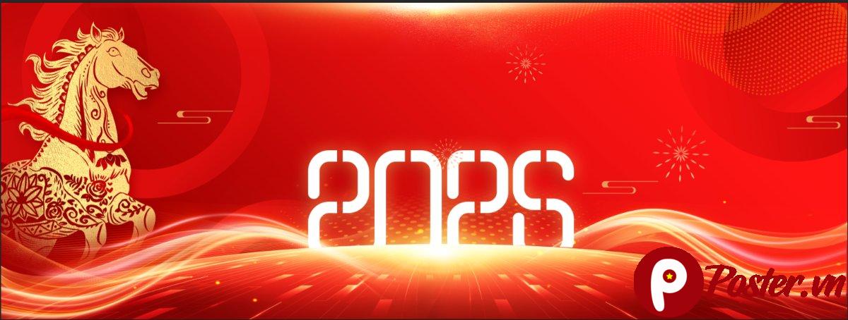 Background Tết 2025 màu đỏ