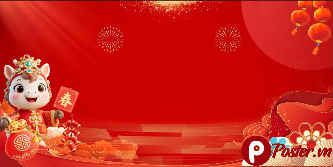 Background Tết 2025 đỏ may mắn
