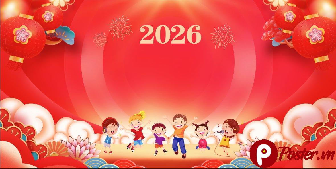 Background Tết 2026 vector