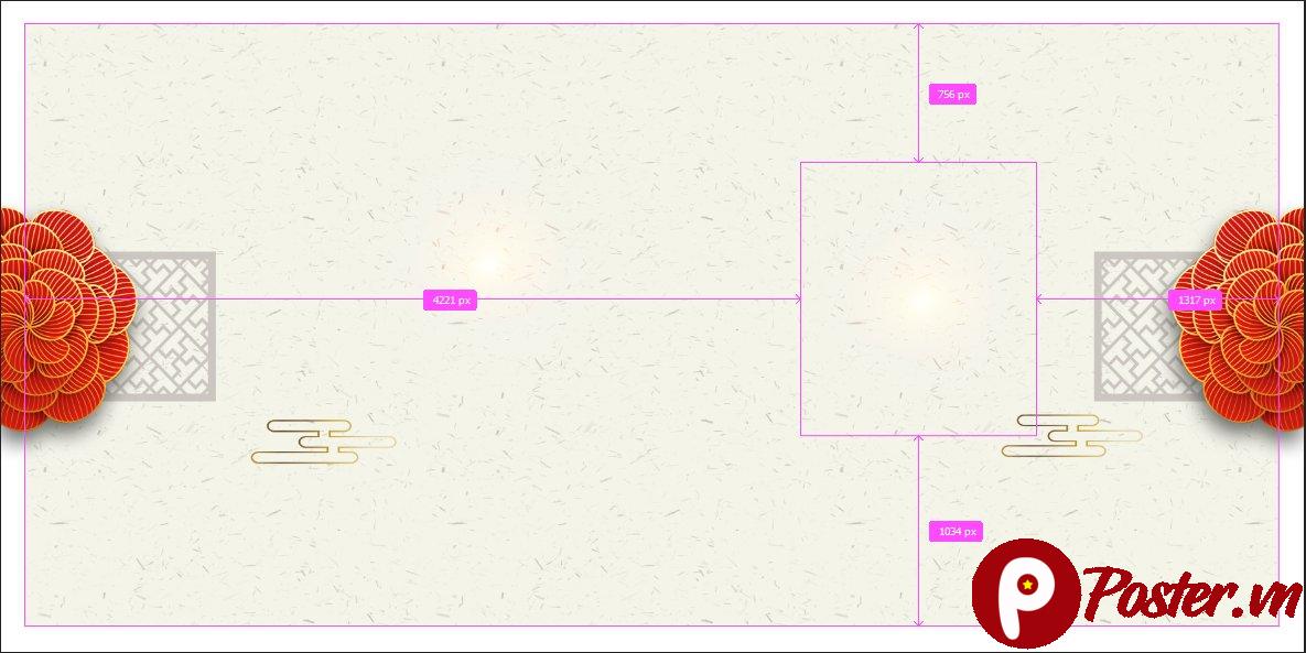 Background Tết đơn giản, tinh tế