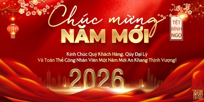 Banner Chúc Mừng Năm Mới 2026