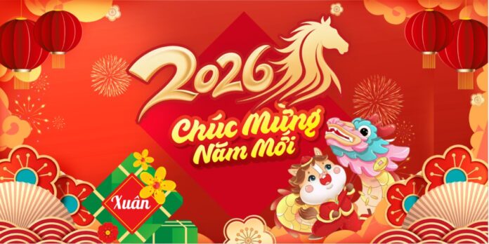 Banner Chúc Mừng Năm Mới 2026