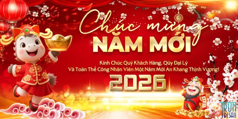 Banner Chúc Mừng Năm Mới 2026