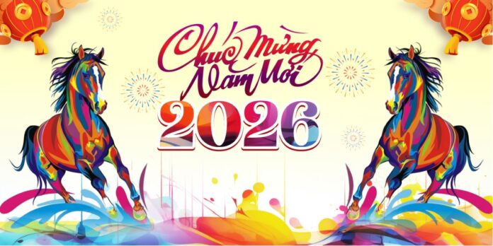 Banner Chúc Mừng Năm Mới 2026