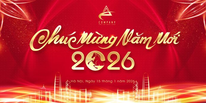 Banner Chúc Mừng Năm Mới 2026