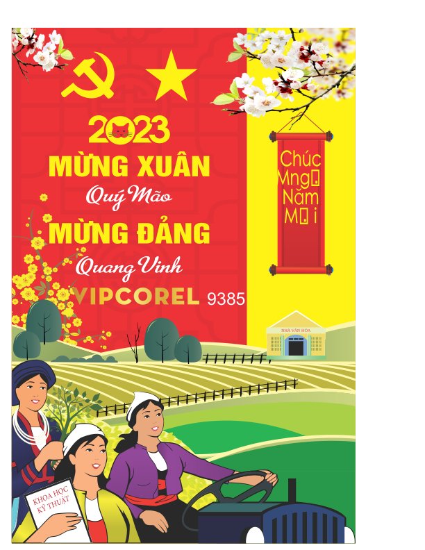 Banner Mừng Đảng Mừng Xuân 2023