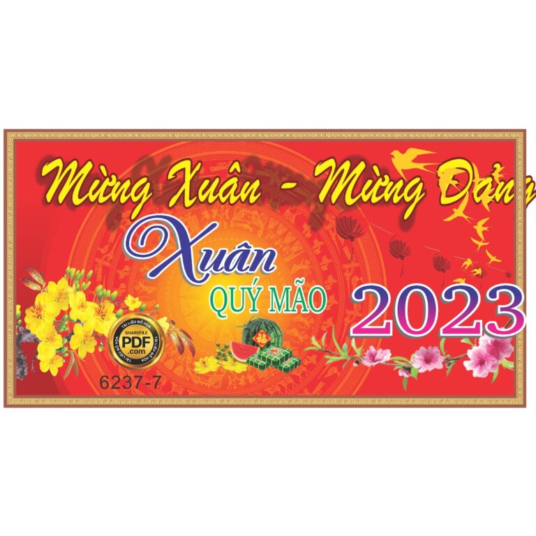Banner Mừng Xuân Quý Mão 2023