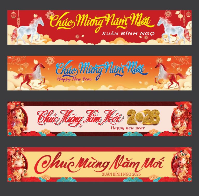 Banner Tết 2025 Vector