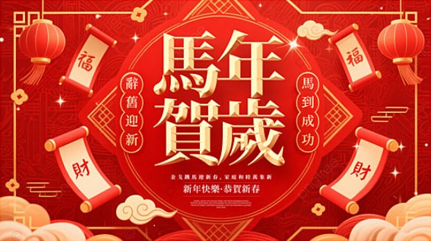 Banner Tết 2025 vector đỏ