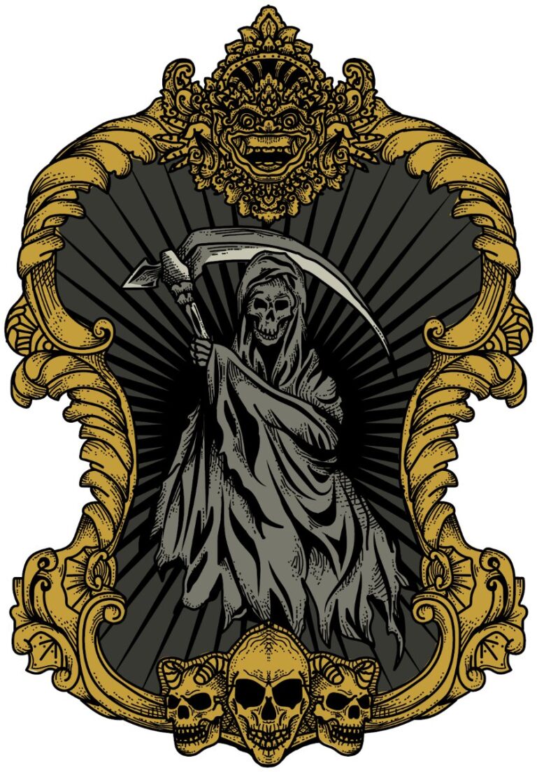 Grim Reaper Vector Kinh Dị