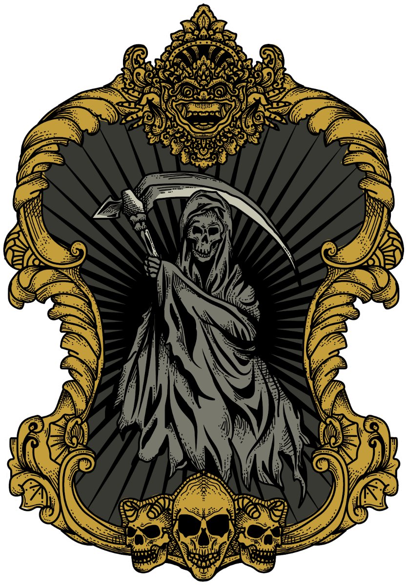 Grim Reaper Vector Kinh Dị