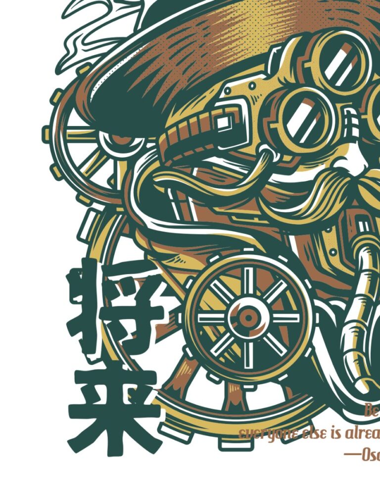 Đồ họa Steampunk EPS