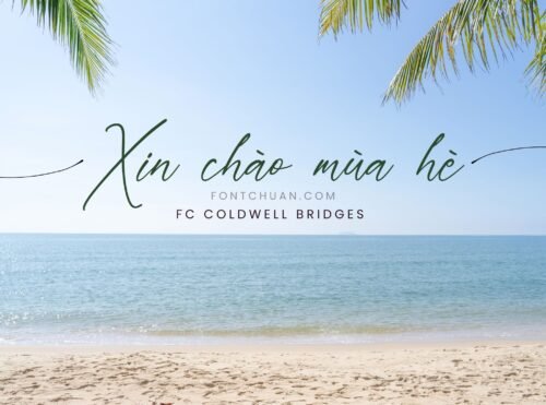 Font chữ FC Coldwell Bridges