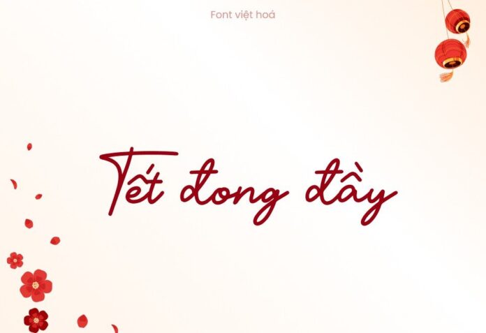 Font chữ Geofanny Việt hóa