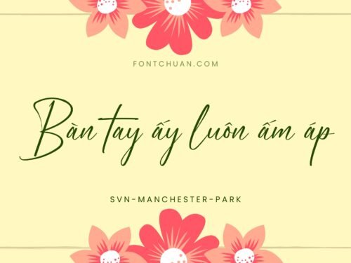 Font Chữ Manchester Park Việt Hóa