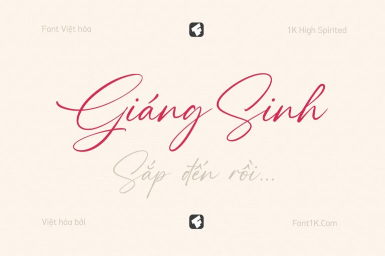 Font Giáng Sinh Việt Hóa