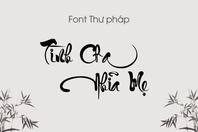 Font Thư Pháp Fz Thư PhápTieuTu