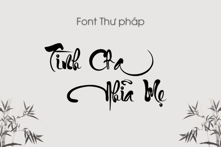 Font Thư Pháp Fz Thư PhápTieuTu
