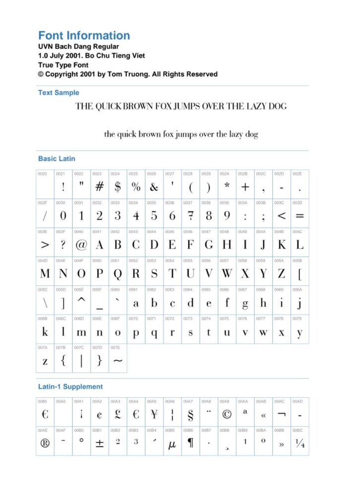 Font UVN Bach Dang Regular