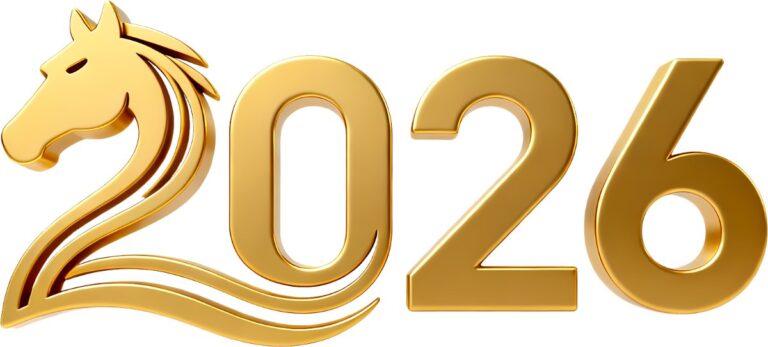 2026 năm con Ngựa vàng 3D
