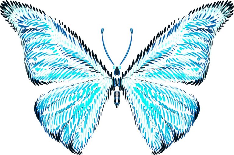 Hình ảnh bướm xanh đẹp