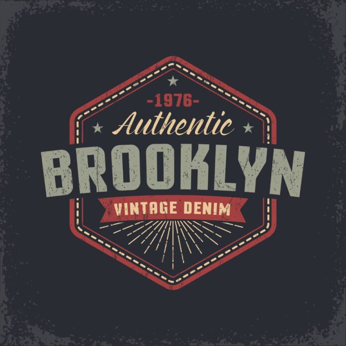 Logo Brooklyn Vintage Denim
