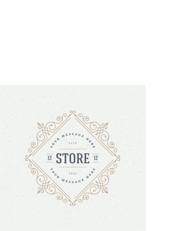 Logo cửa hàng vintage 1247