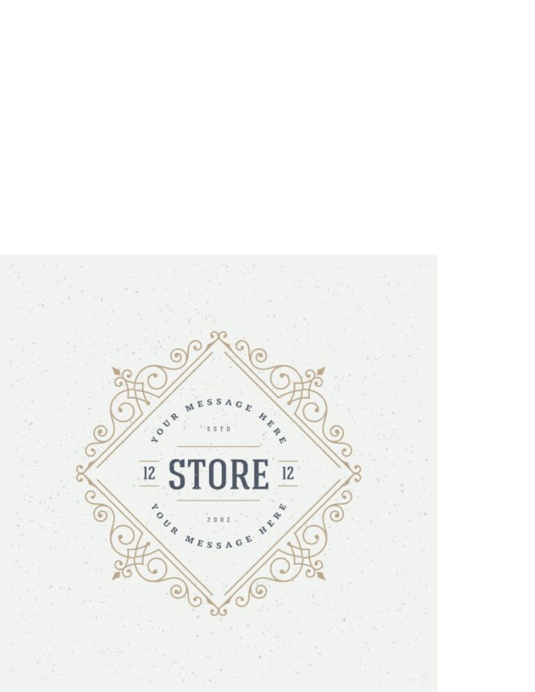 Logo cửa hàng vintage 1247