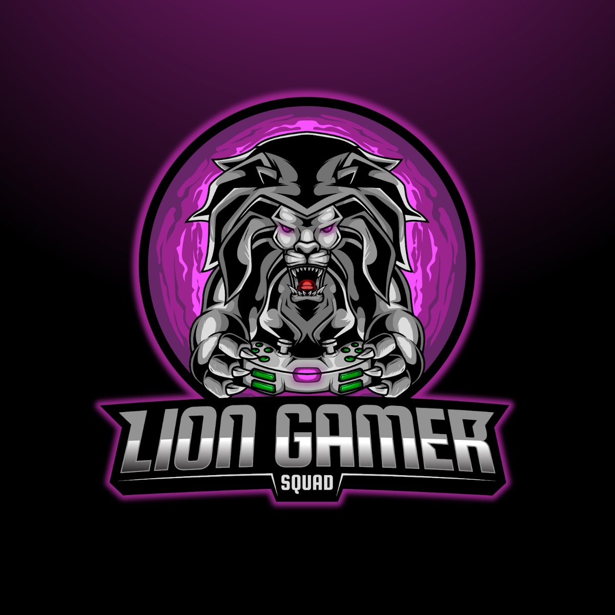Logo Esport Sư Tử Gamer