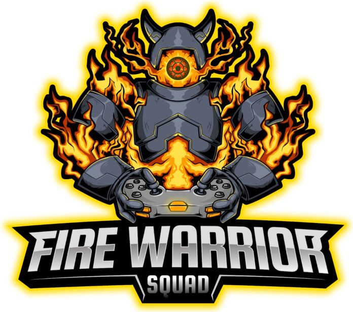 Logo Gaming Fire Warrior Squad