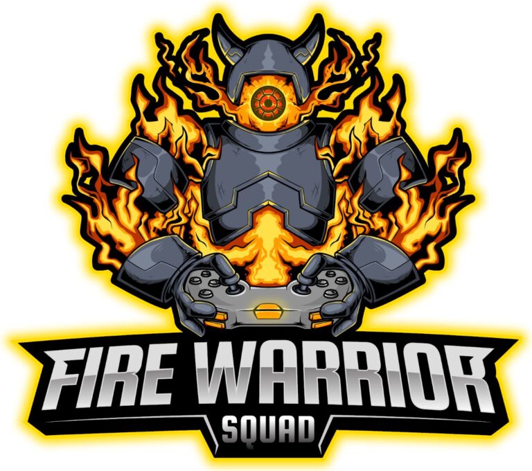 Logo Gaming Fire Warrior Squad