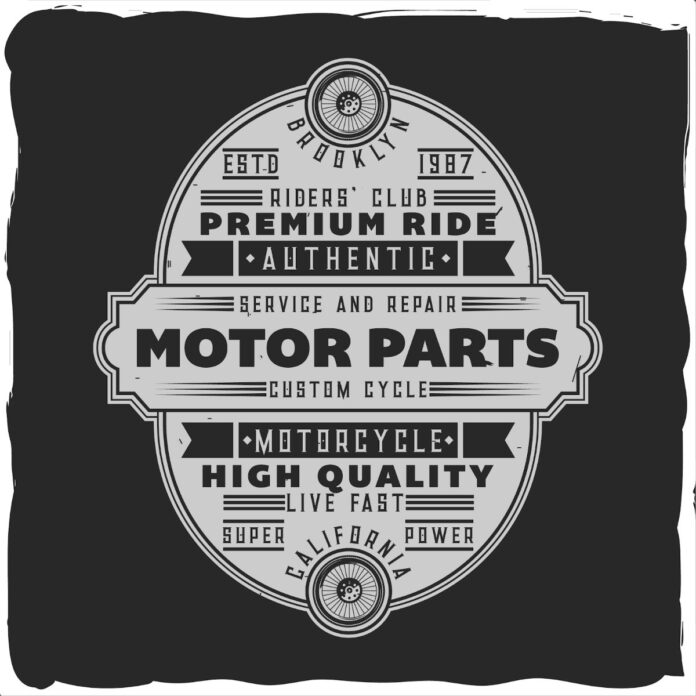 Logo Motor Parts Vector EPS