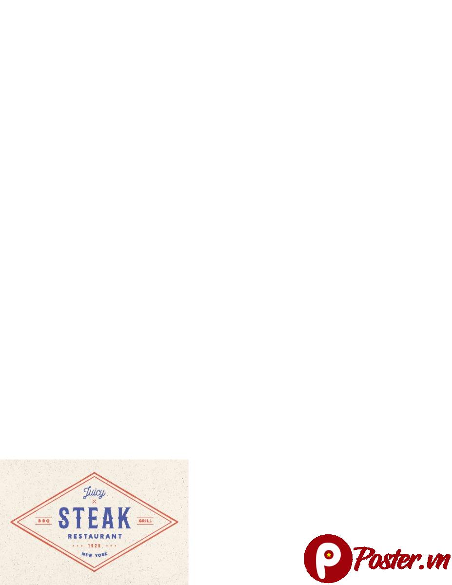 Logo nhà hàng Steak chuyên nghiệp