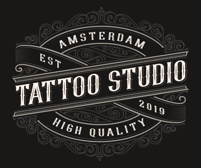 Logo Tattoo Studio Vector Đẹp