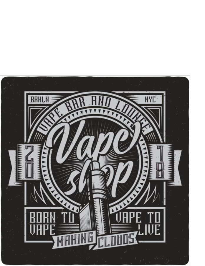 Logo Vape Shop Vintage